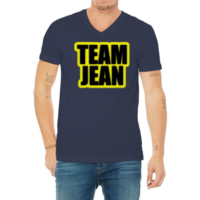 Team Jean [dark Phoenix] V-neck Tee | Artistshot