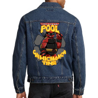 Teenage Mutant Ninja Pool! Men Denim Jacket | Artistshot