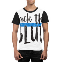 Back The Blue T Shirt   Police Support Tee   Copy Graphic T-shirt | Artistshot