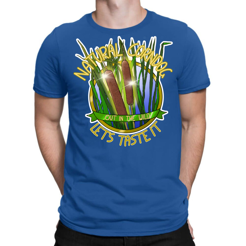 Natural Corndogs Blue T-Shirt by efratydrexp | Artistshot