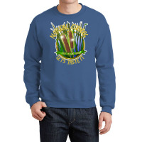 Natural Corndogs Blue Crewneck Sweatshirt | Artistshot