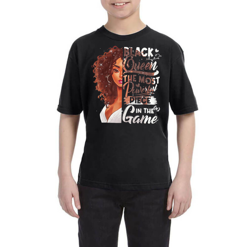 Black Queen The Most Powerful Piece In Game Histor Youth Tee | Artistshot