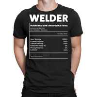 Welding Nutritkon Facts Welder Metalsmith Blue T-shirt | Artistshot