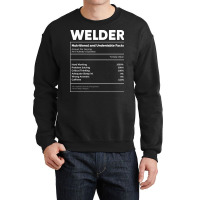 Welding Nutritkon Facts Welder Metalsmith Blue Crewneck Sweatshirt | Artistshot