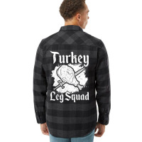 Turkey Leg Squad Medieval Knights Meal Renaissance Flannel Shirt | Artistshot