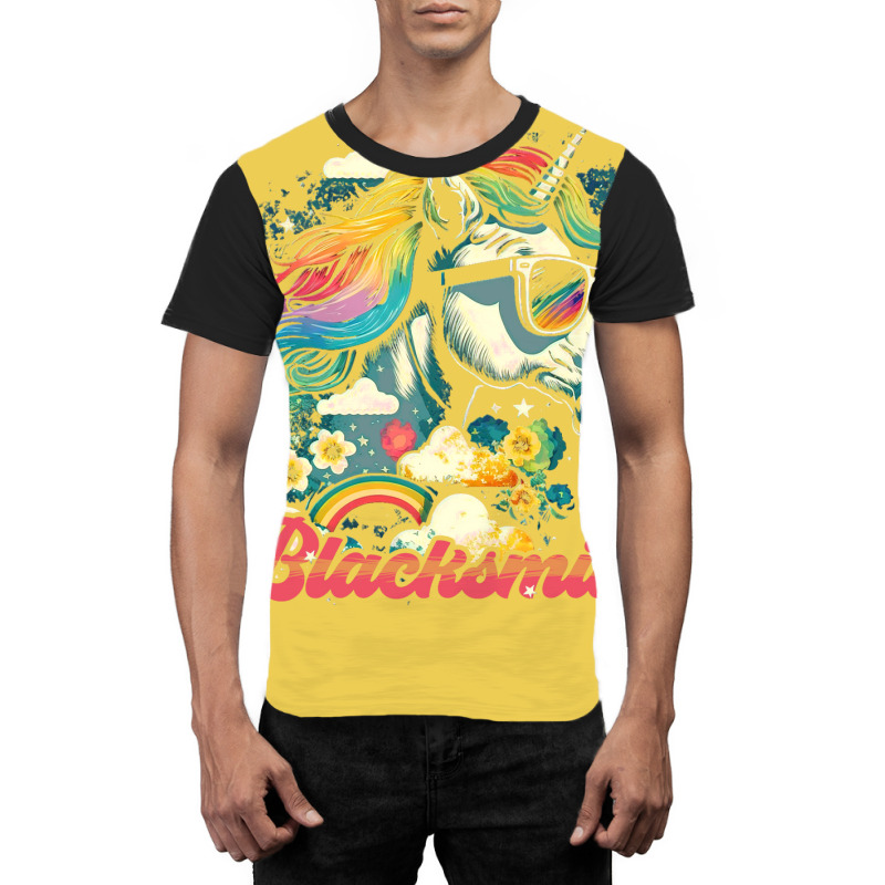 Rainbow Unicorn Blacksmith Summer Graphic T-shirt by kauicaosja2 | Artistshot