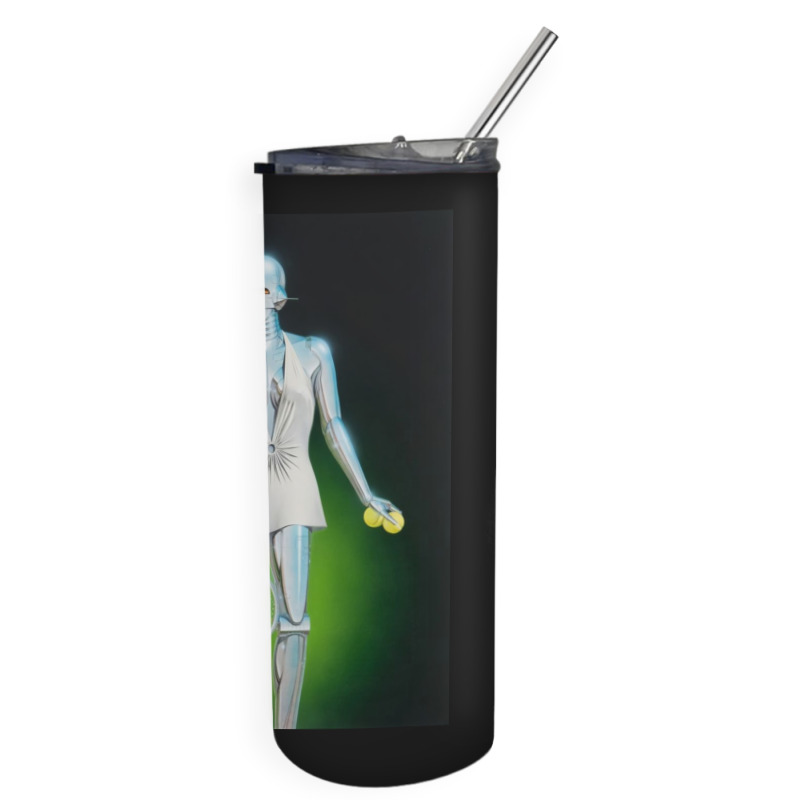 Tennis Robot Art Skinny Tumbler | Artistshot