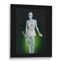 Tennis Robot Art Metal Print Vertical | Artistshot