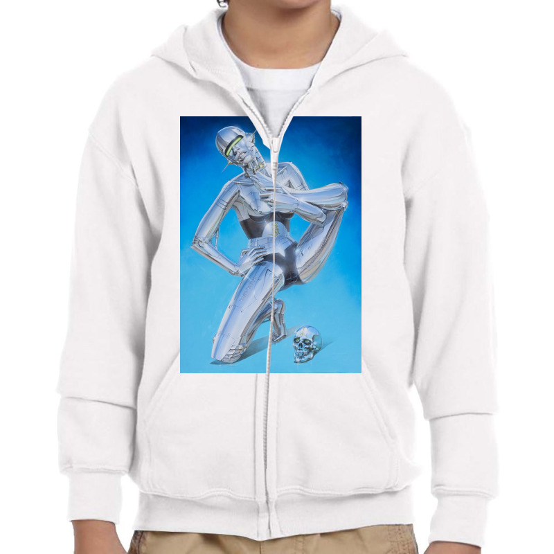 Japanese Robot Art Youth Zipper Hoodie | Artistshot