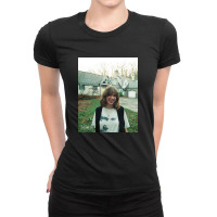 Smile Girl Ladies Fitted T-shirt | Artistshot