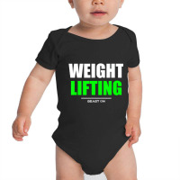 Weight Lifting Gym Fitness Workout Bodybuilding Gr Baby Bodysuit | Artistshot