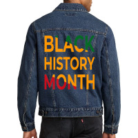 Celebrating Black History Month African American U Men Denim Jacket | Artistshot