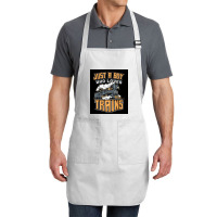 Just A Boy Who Loves Trains For Boys Full-length Apron | Artistshot