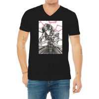 Gambit Marker Art V-neck Tee | Artistshot