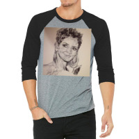 Halle Berry Portrait 3/4 Sleeve Shirt | Artistshot