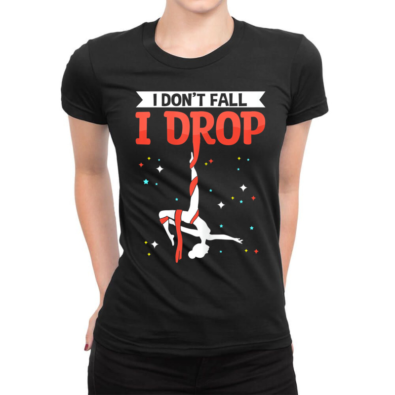 Womens Aerialist Aerial Yoga & Aerial Silks T Shir Ladies Fitted T-Shirt by daysicrai | Artistshot