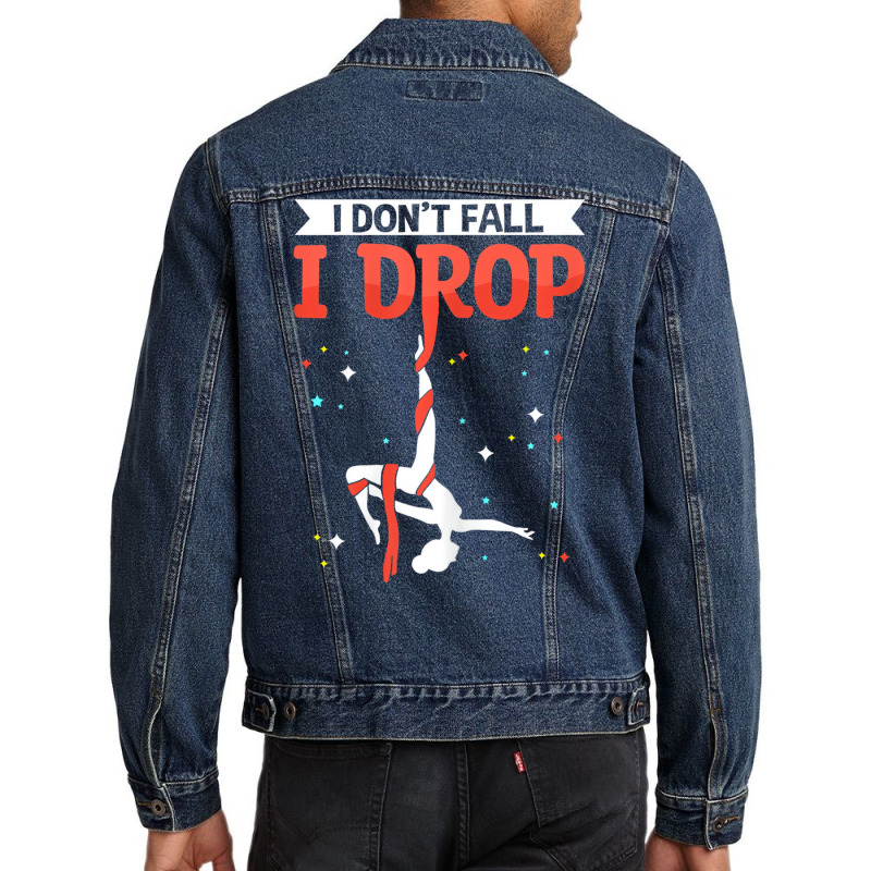 Womens Aerialist Aerial Yoga & Aerial Silks T Shir Men Denim Jacket | Artistshot