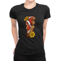 Sport Football  Lightning Bolt Ladies Fitted T-shirt | Artistshot