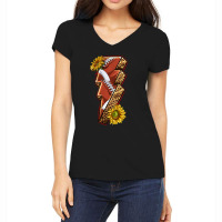 Sport Football  Lightning Bolt Women's V-neck T-shirt | Artistshot