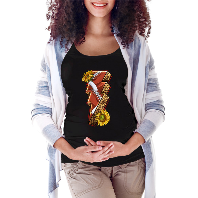 Sport Football  Lightning Bolt Maternity Scoop Neck T-shirt by enoddigitalart@gmail.com | Artistshot