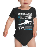 Spinosaurus Fact Sheet Dinosaur Facts Tank Top Baby Bodysuit | Artistshot