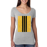 Black And Yellow Women's Triblend Scoop T-shirt | Artistshot