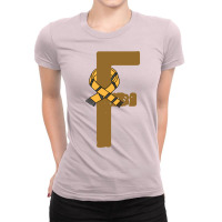 F Letter Magic School Team Badger Ladies Fitted T-shirt | Artistshot