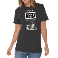 I Was A Nerd Before It Was Cool  Pop Culture Font Vintage T-shirt | Artistshot