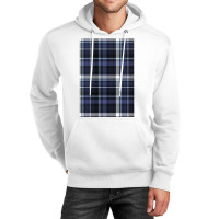 Blue And Grey Checks Unisex Hoodie | Artistshot