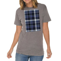 Blue And Grey Checks Vintage T-shirt | Artistshot