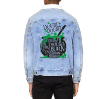 Bubble Cauldron Unisex Sherpa-lined Denim Jacket | Artistshot