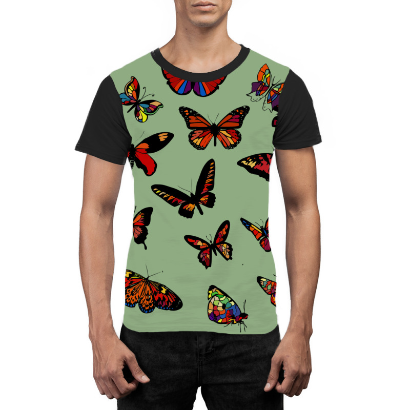 Butterflies Model. Graphic T-shirt | Artistshot