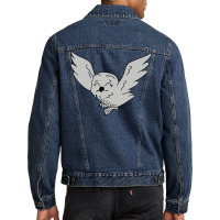 Cute Owl Of Potah Men Denim Jacket | Artistshot