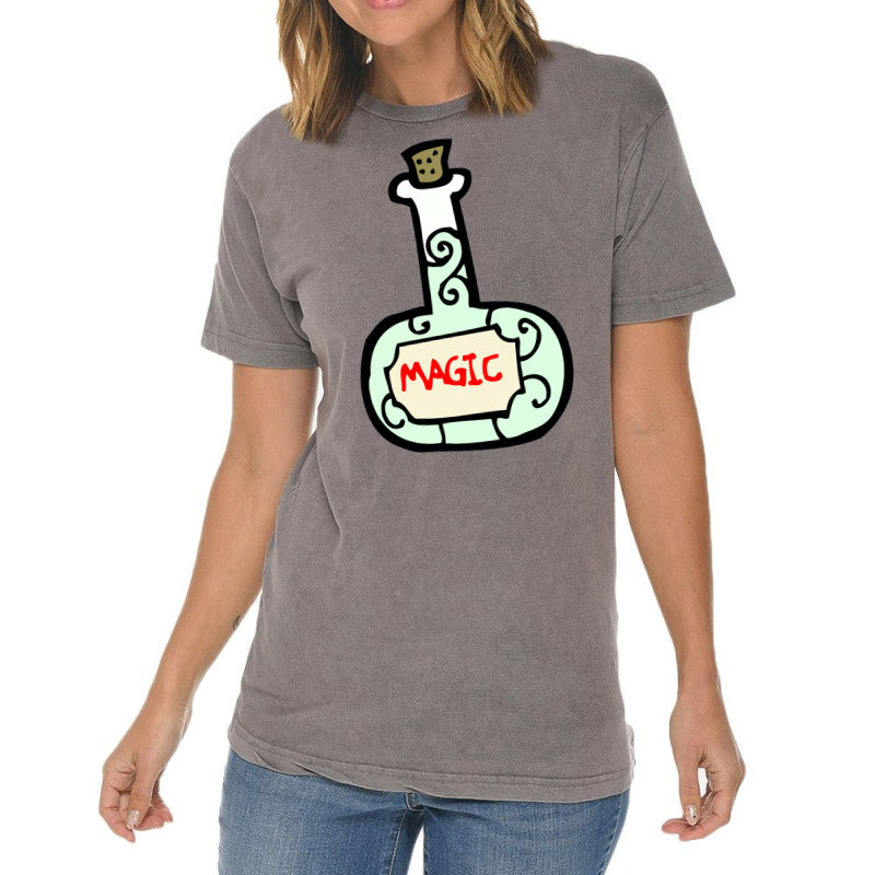 Green Magic Potion Bottle Vintage T-Shirt by morenpgowdru4 | Artistshot