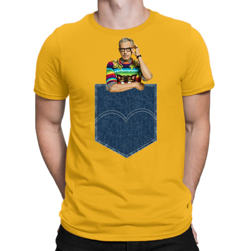 Pocket Jeff Goldblum T-Shirt by jepthabaabiw | Artistshot