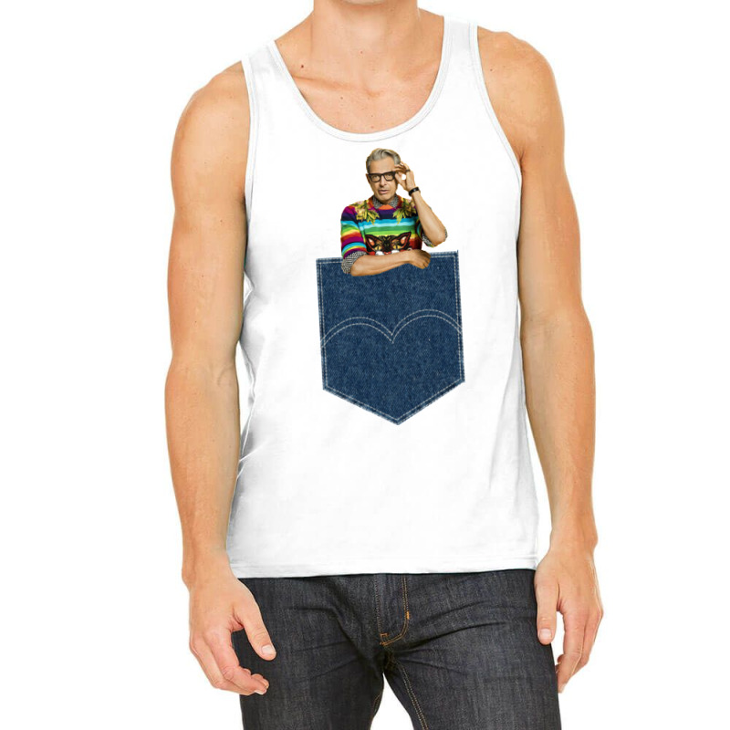 Pocket Jeff Goldblum Tank Top by jepthabaabiw | Artistshot