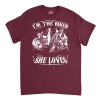 Real Women Love Bikers   Motorbike Couple Classic T-shirt | Artistshot