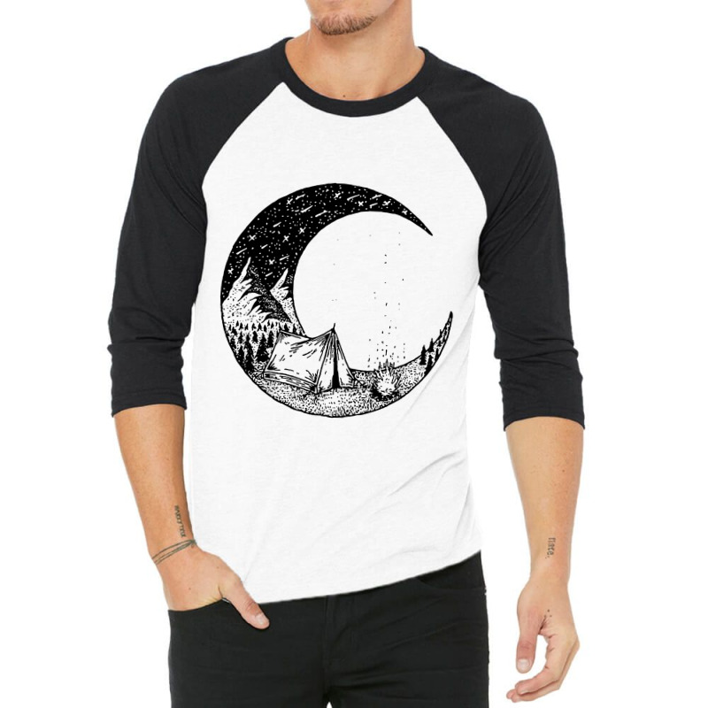 Camping Under The Stars 3/4 Sleeve Shirt by ifa art | Artistshot