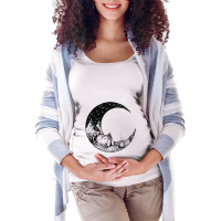 Camping Under The Stars Maternity Scoop Neck T-shirt | Artistshot