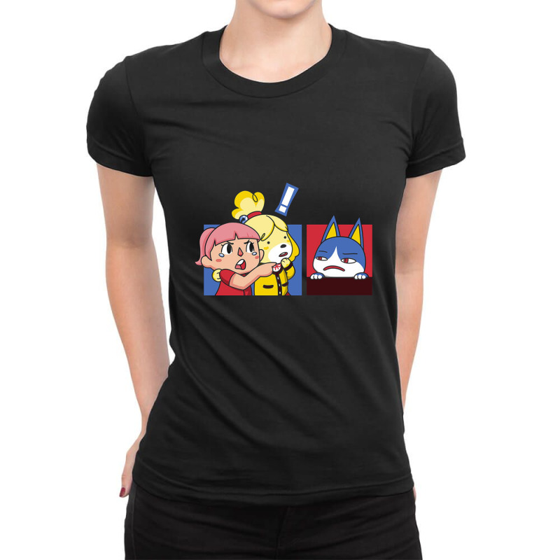 Meme Crossing Ladies Fitted T-Shirt by Teresa | Artistshot