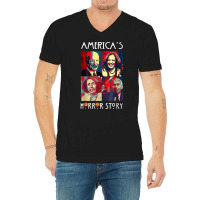 Funny America's Horror Story Biden Halloween Costu V-neck Tee | Artistshot