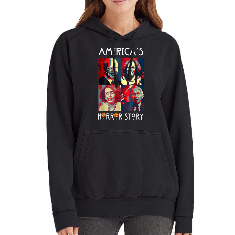 Funny America's Horror Story Biden Halloween Costu Vintage Hoodie | Artistshot