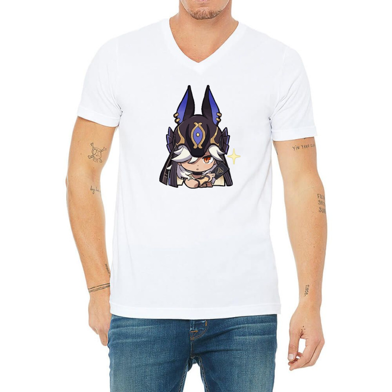 Genshin Impact Cyno V-neck Tee | Artistshot