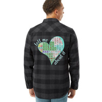 Sped Teacher Heart Your Words Matter Speech Therap Flannel Shirt | Artistshot