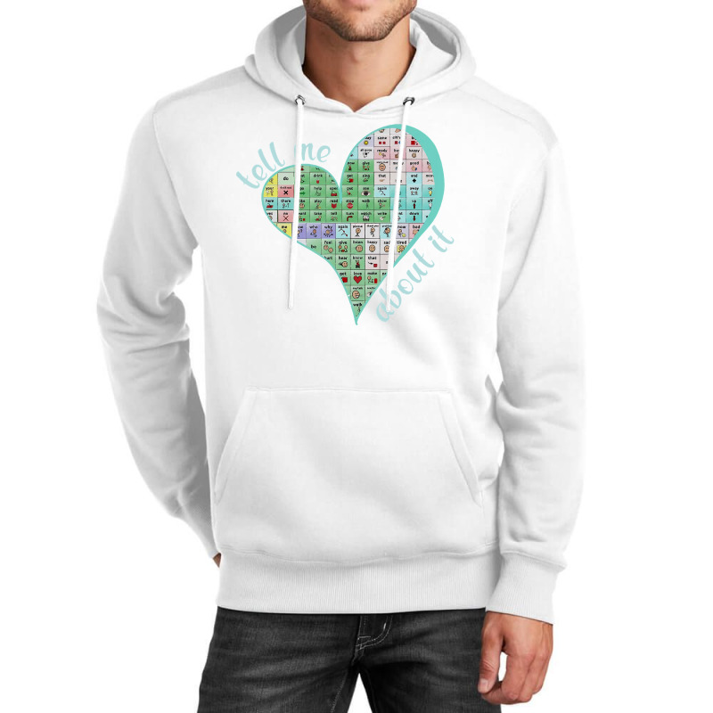 Sped Teacher Heart Your Words Matter Speech Therap Unisex Hoodie by darinstan | Artistshot