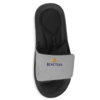 Beneteau Yacht Blue Slide Sandal | Artistshot