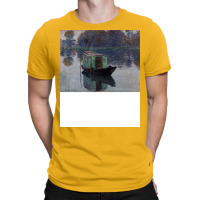 Claude Monet Studio Boat T-shirt | Artistshot