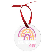 Best Sailing Mom Ever Retro Ornament | Artistshot