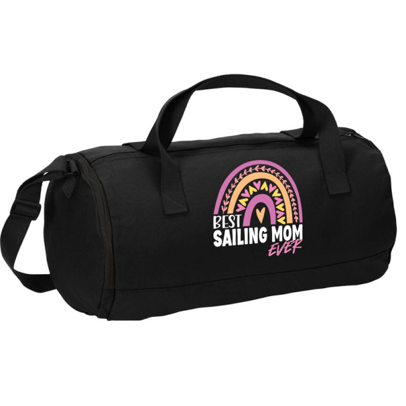 Best Sailing Mom Ever Retro Duffel Bag | Artistshot