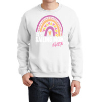 Best Sailing Mom Ever Retro Crewneck Sweatshirt | Artistshot